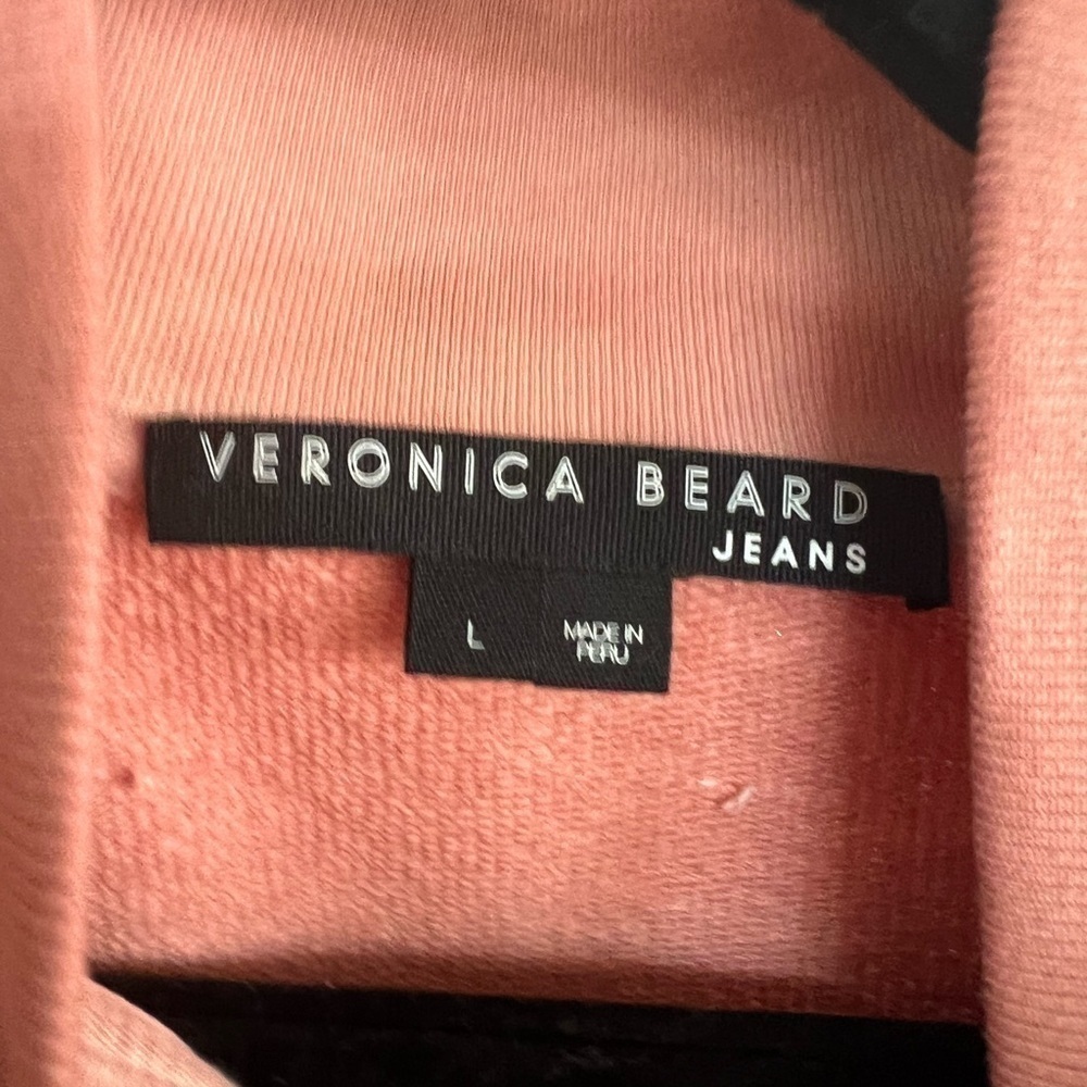 Veronica Beard Rose Quarter Zip Pullover Sweatshirt Size Large Like New - Picture 6 of 8